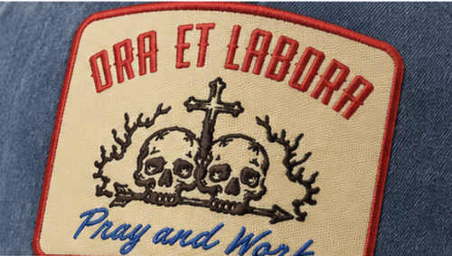 Ora Et Labora Denim Patch Cap