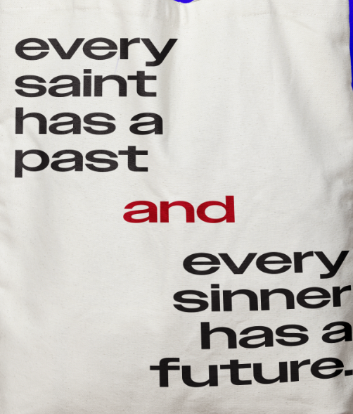 Saints and Sinners Tote Bag