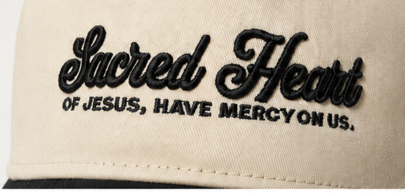 Sacred Heart of Jesus Embroidered Cap